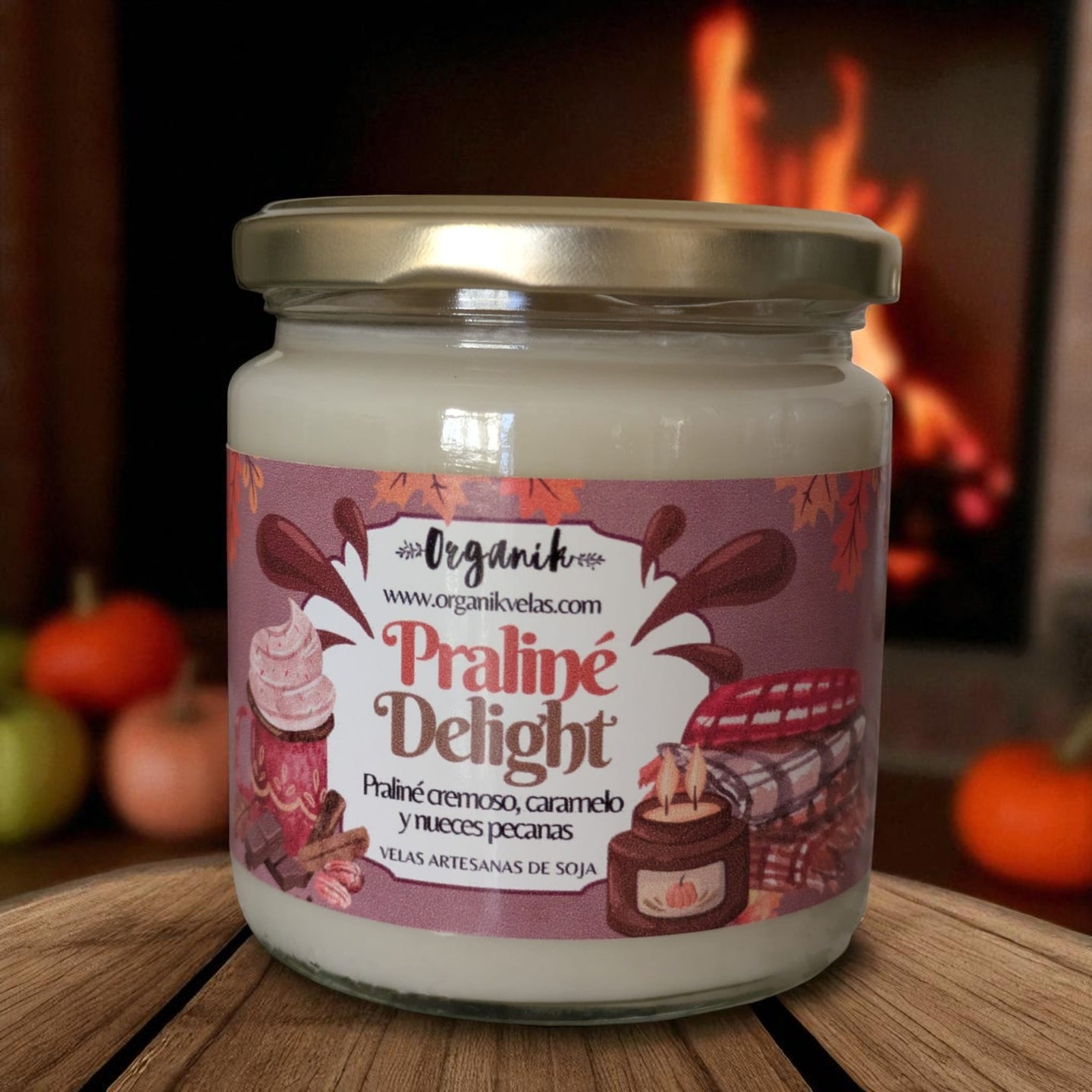 PRALINÉ DELIGHT (Praliné cremoso, caramelo, nueces pecanas)