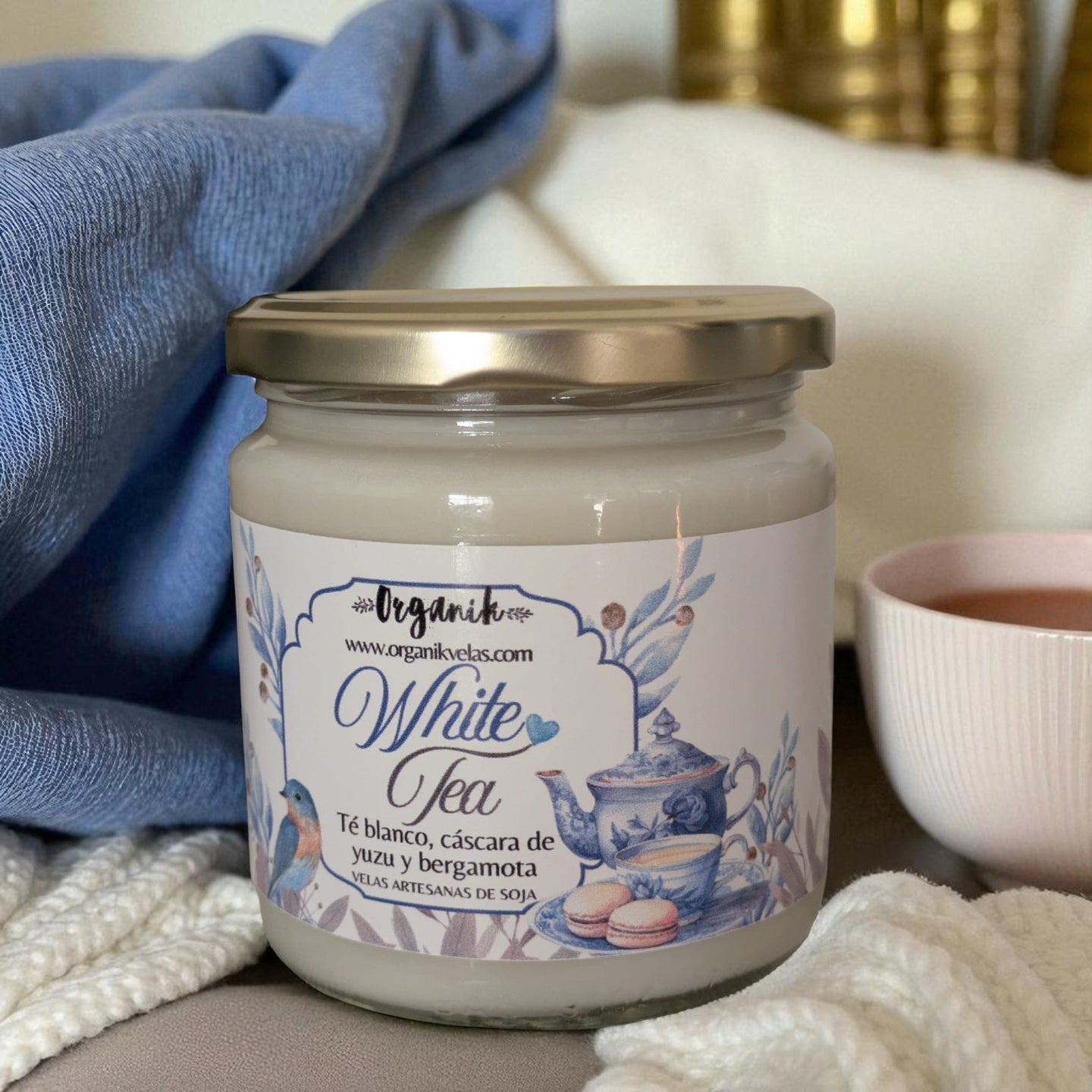 WHITE TEA ( Té blanco, cáscara de yuzu y bergamota)
